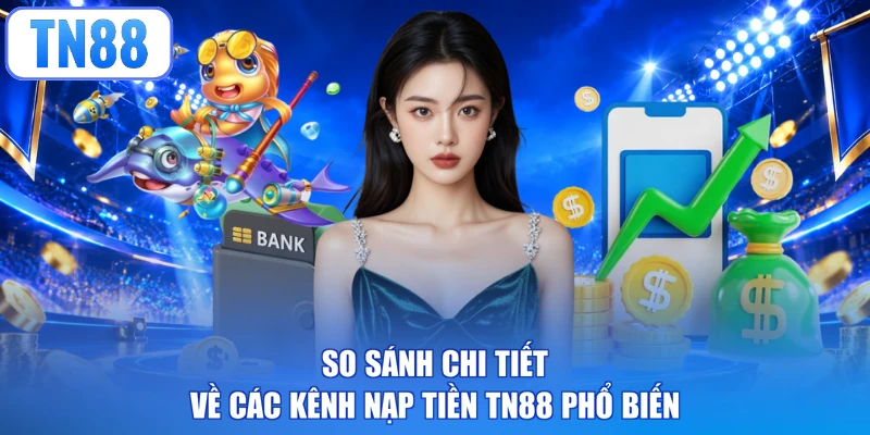 So sánh chi tiết về các kênh nạp tiền TN88 phổ biến